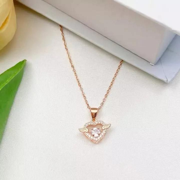 🕊️ Heart With Wings Necklace – Raksha Bandhan Special Gift for Sister 💖 "Because she deserves a gift that says 'You’re my angel'"